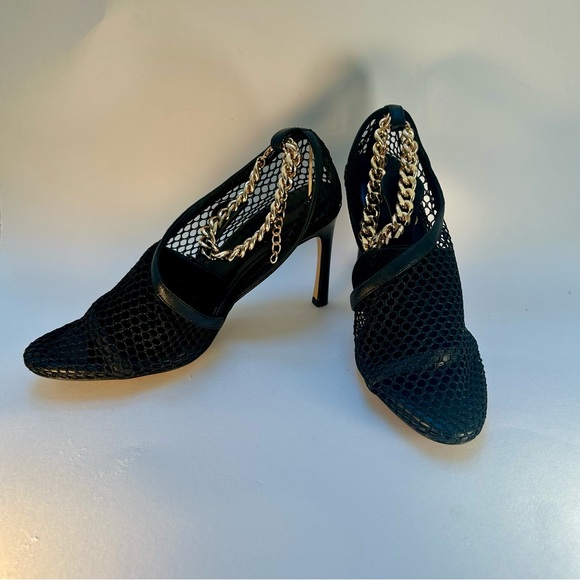 Bottega Veneta Chain Stretch Net Pumps - Picture 9 of 12